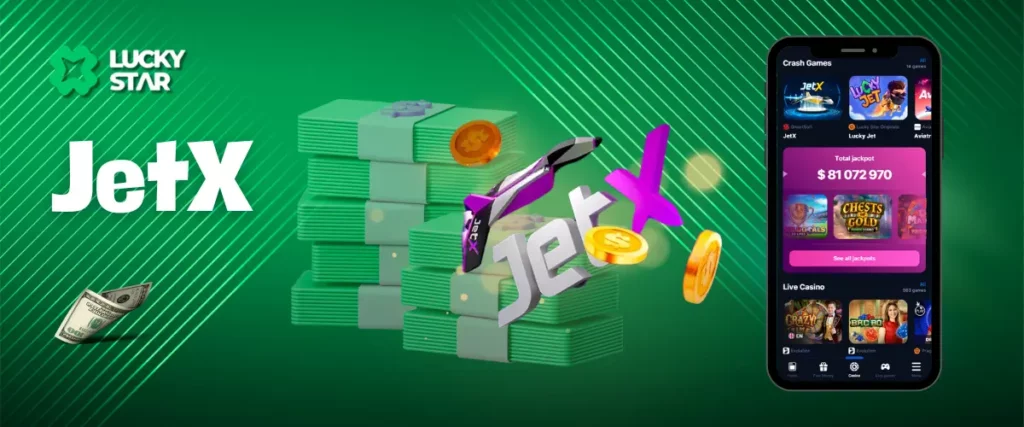 Launch JetX Lucky Star and soar to big wins! Experience the excitement and play now!